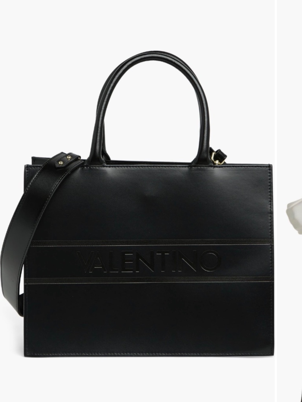 Valentino by Mario Valentino Black Medium Tote